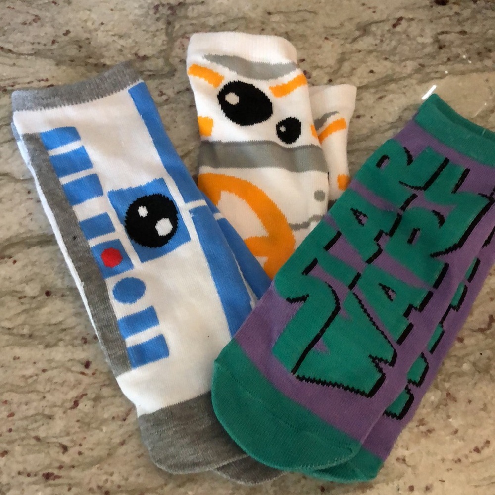 Star Wars themed youth socks